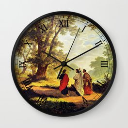 Road To Emmaus Wall Clock