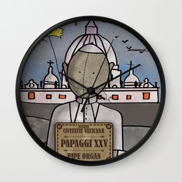 Papaggi XXV from Civitatis Vaticane (Pipe Organ) Wall Clock