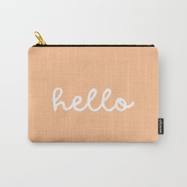 HELLO - SUNKISSED ORANGE Carry-All Pouch