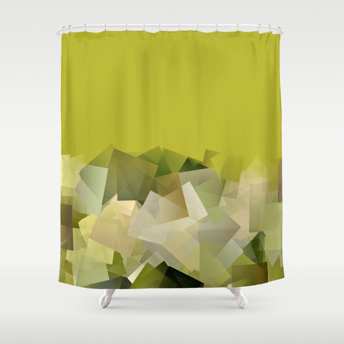 Mount St Victory Geometric Design For Paul Cézanne Shower Curtain Mount St Victory Geometric Design For Paul Cézanne Shower Curtain