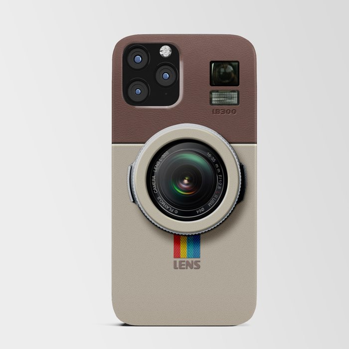 Lens LB300 Camera - insta - brown iPhone Card Case