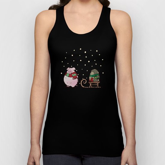 Winter fun Unisex Tank Top