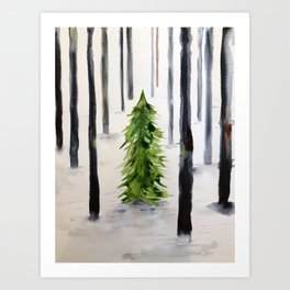 fir-tree Art Print