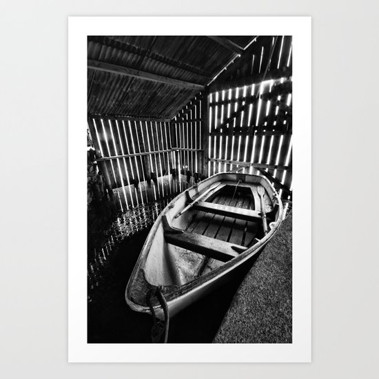 The Boathouse Art Print
