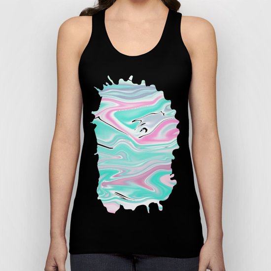Iridescent Marble 06 Unisex Tank Top