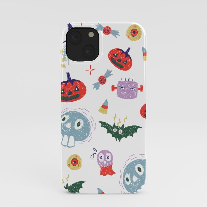 Spooky Halloween Pattern iPhone Case