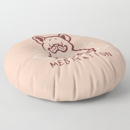 Meditation Frenchie Floor Pillow