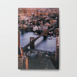 New York City // Retro 159 Metal Print