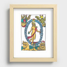 The World Recessed Framed Print