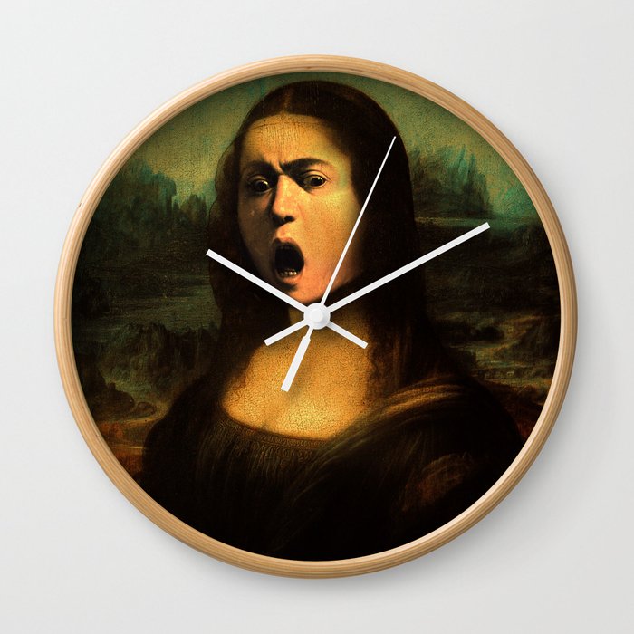 Caravaggio's Mona Lisa Wall Clock