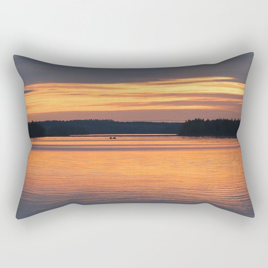 Sunset Reflection Rectangular Pillow