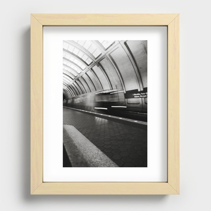Subway Recessed Framed Print