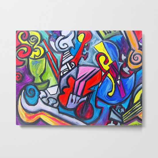 Musical Instruments Metal Print