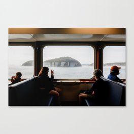 Seattle Ferry Window Canvas Print