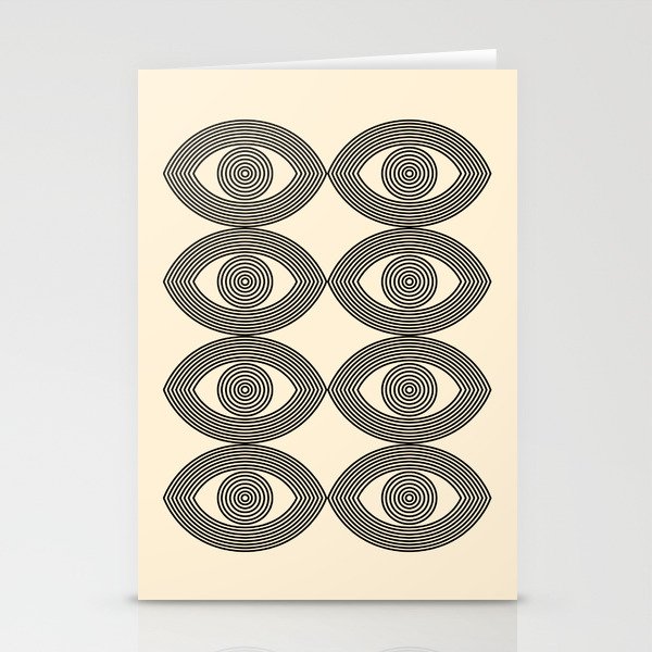 Abstraction_EYES_ILLUSION_VISION_MAGIC_VIBE_POP_ART_0427A Stationery Cards
