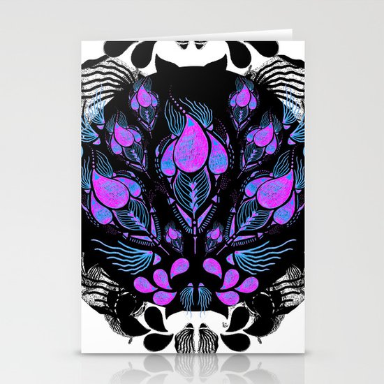 Pink Bloom Stationery Cards