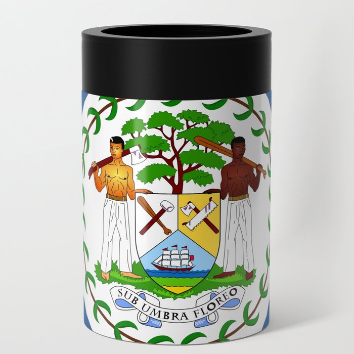 flag of belize-Belice, Belizean,Belize City,beliceno,Belmopan Can Cooler