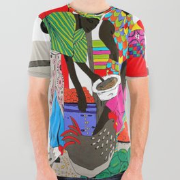 African marketplace 4 All Over Graphic Tee