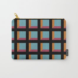 Minimalist 3D Pattern III Carry-All Pouch