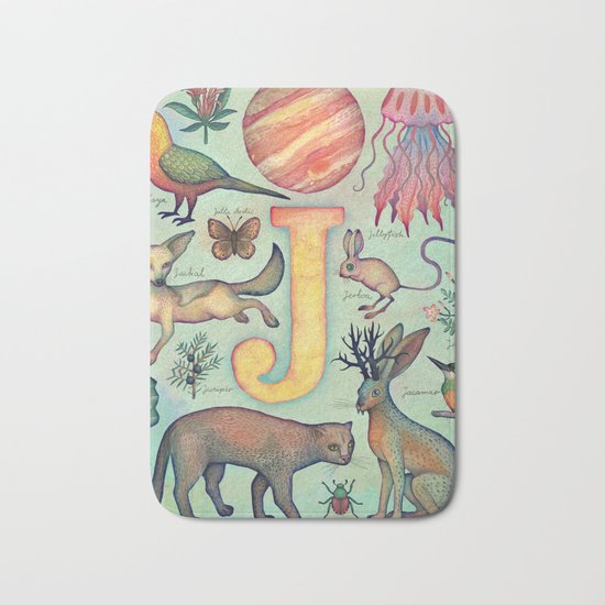 'J' collection Bath Mat