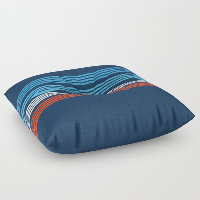 Bokuden - Classic Retro Stripes Floor Pillow