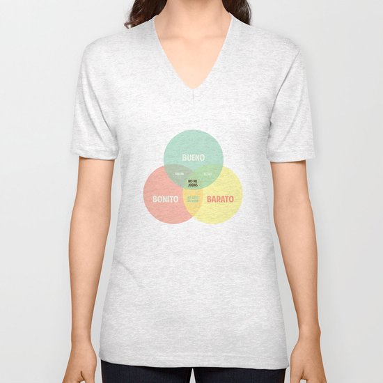 Bueno Bonito Barato Unisex V-Neck