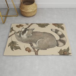 The Raccoon and Sycamore Rug