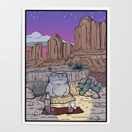 Offerings to the Ancient Toad God Poster