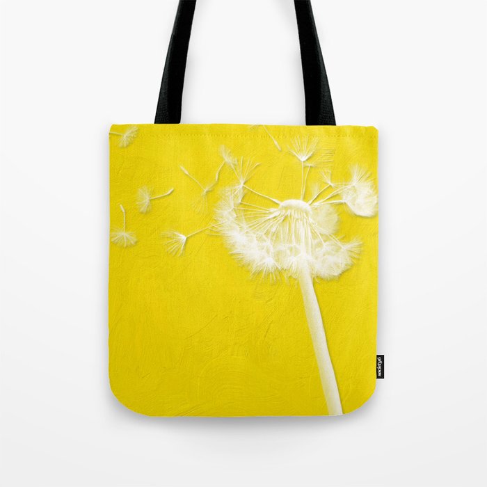 Dandelion freesia yellow art and home accessories Tote Bag