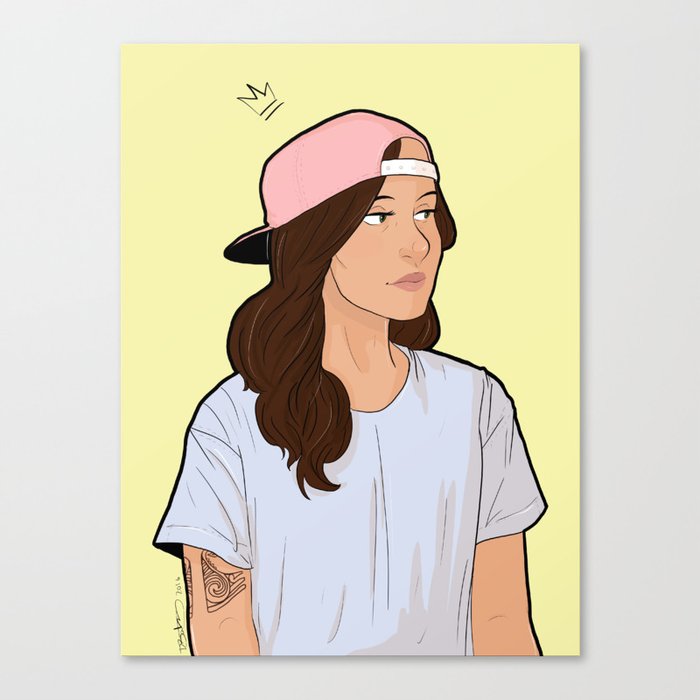 lexa woods Canvas Print by diana benitez | Society6