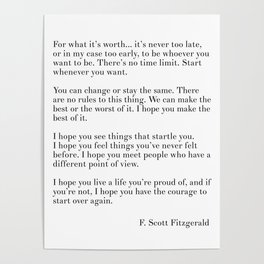 fitzgerald for what it's worth Poster