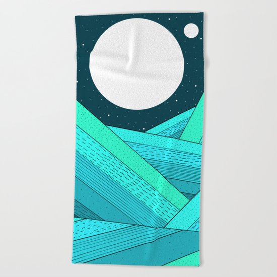Ocean Waves Beach Towel