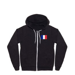 Flag of France French Flag Zip Hoodie