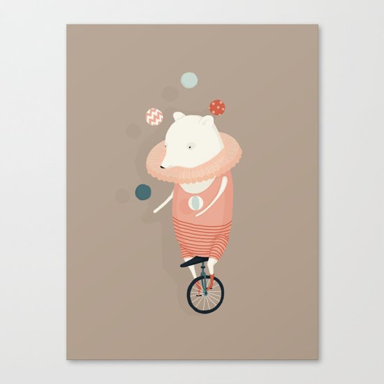 Danika Puts on a Show Canvas Print