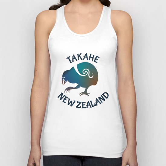 TAKAHE New Zealand Native bird Unisex Tank Top