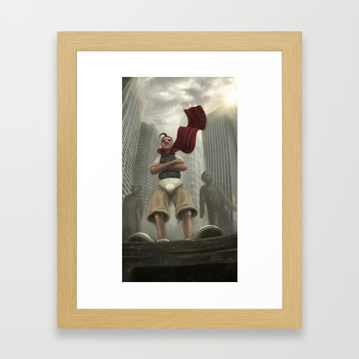 untitled hero Framed Art Print