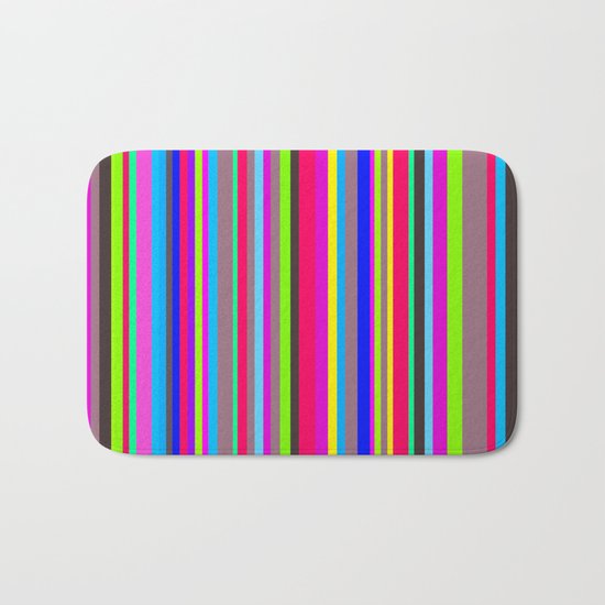 Fresh Line #society6 Bath Mat