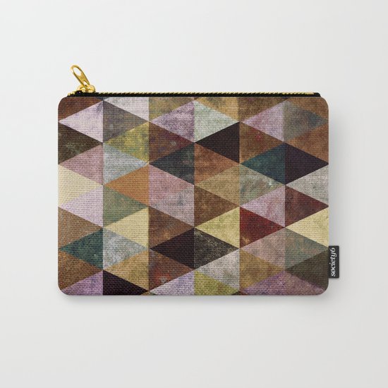 Abstract #399 Peat Bog Grunge Carry-All Pouch