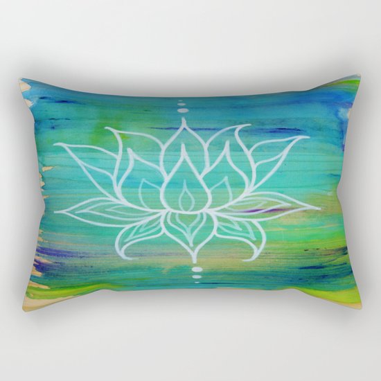 Lotus Love Rectangular Pillow