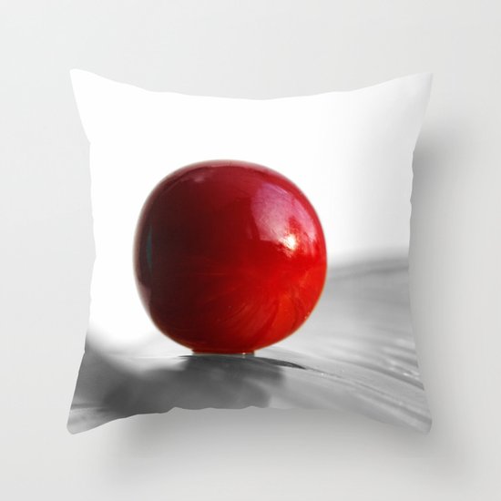 Red Heart Throw Pillow by Tanja Riedel Society6