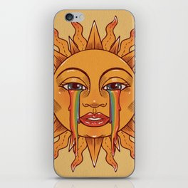 Sad Sun iPhone Skin