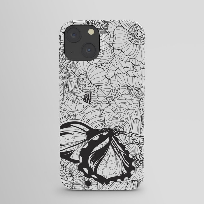 Butterfly garden iPhone Case