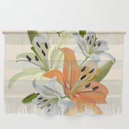 Lily - Floral Bouquet Art Design  Wall Hanging