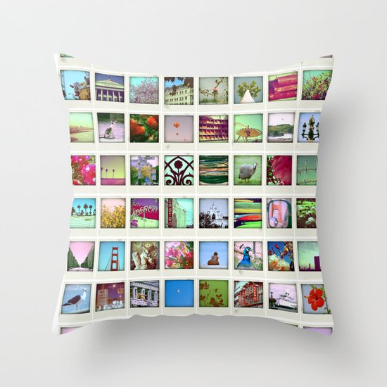 collection of moments Throw Pillow
