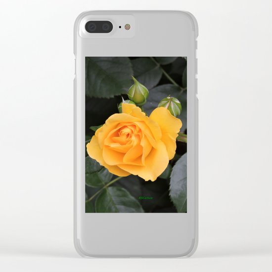 A Rose Named "Julia Child" Clear iPhone Case