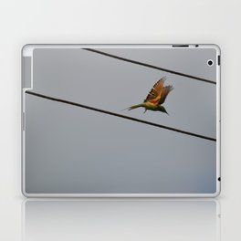 bird between the wires Laptop & iPad Skin