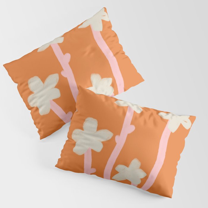 Floral Groove and Summer Heat Pillow Sham