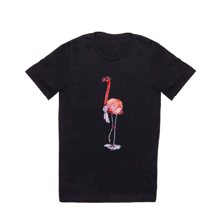 Fashionable  Pink Flamingo T Shirt