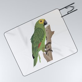 Amazon Parrot Picnic Blanket