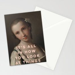 It's All In How You Look At Things Stationery Card